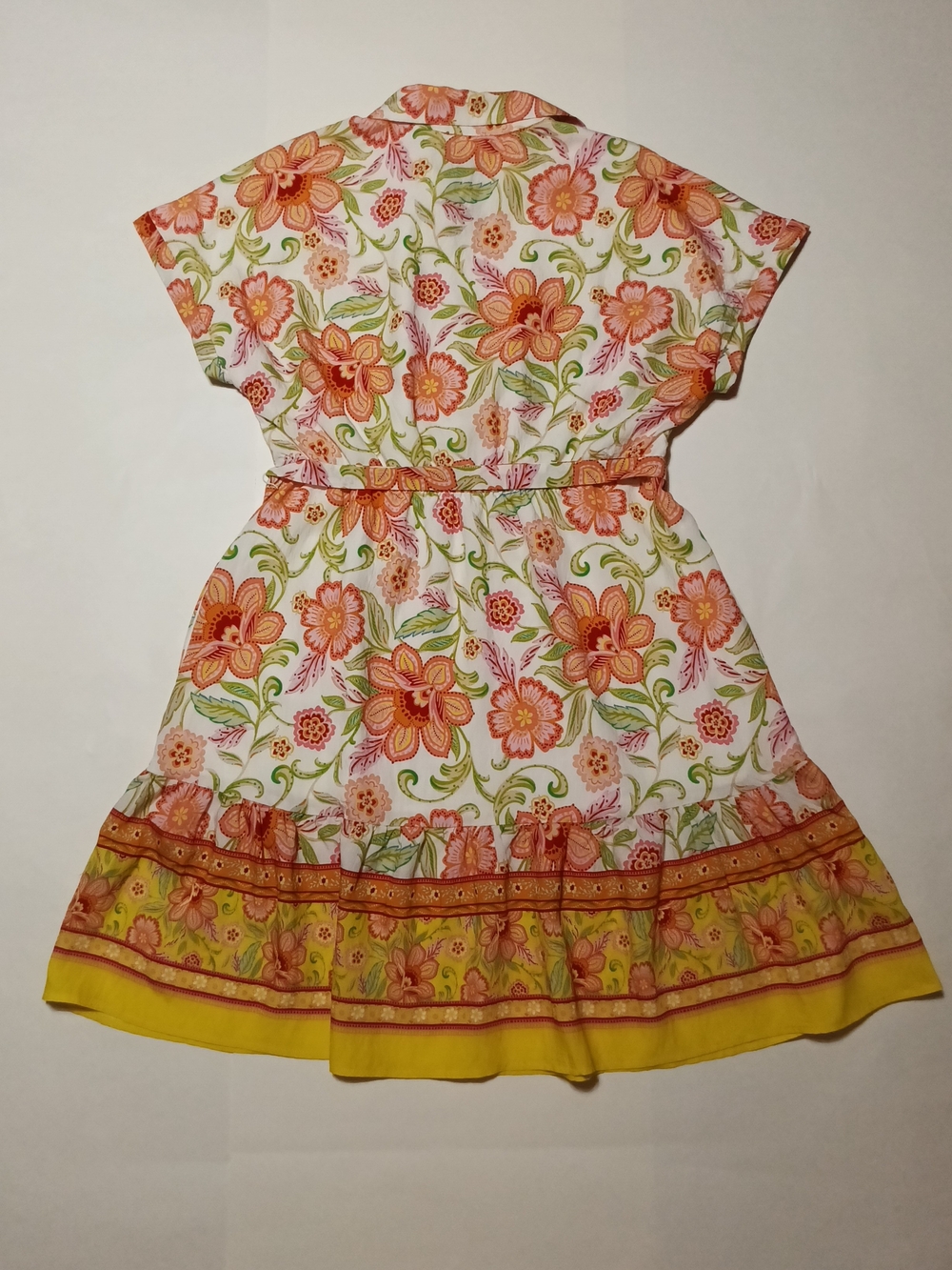 Sam Edelman Sunkissed Floral Belted Mini Dress Size 12 - Picture 3 of 12